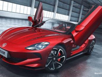 MG presenta la Cyberster, arrivano le sportive elettriche
