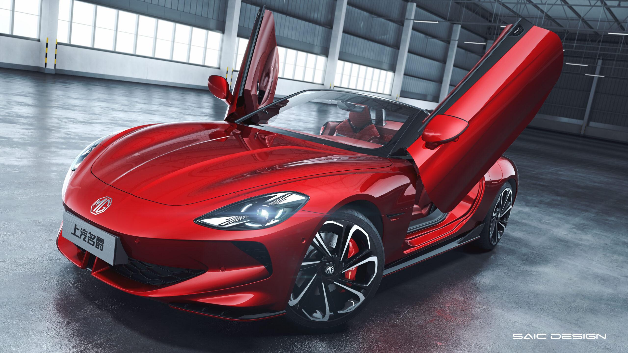 MG presenta la Cyberster, arrivano le sportive elettriche