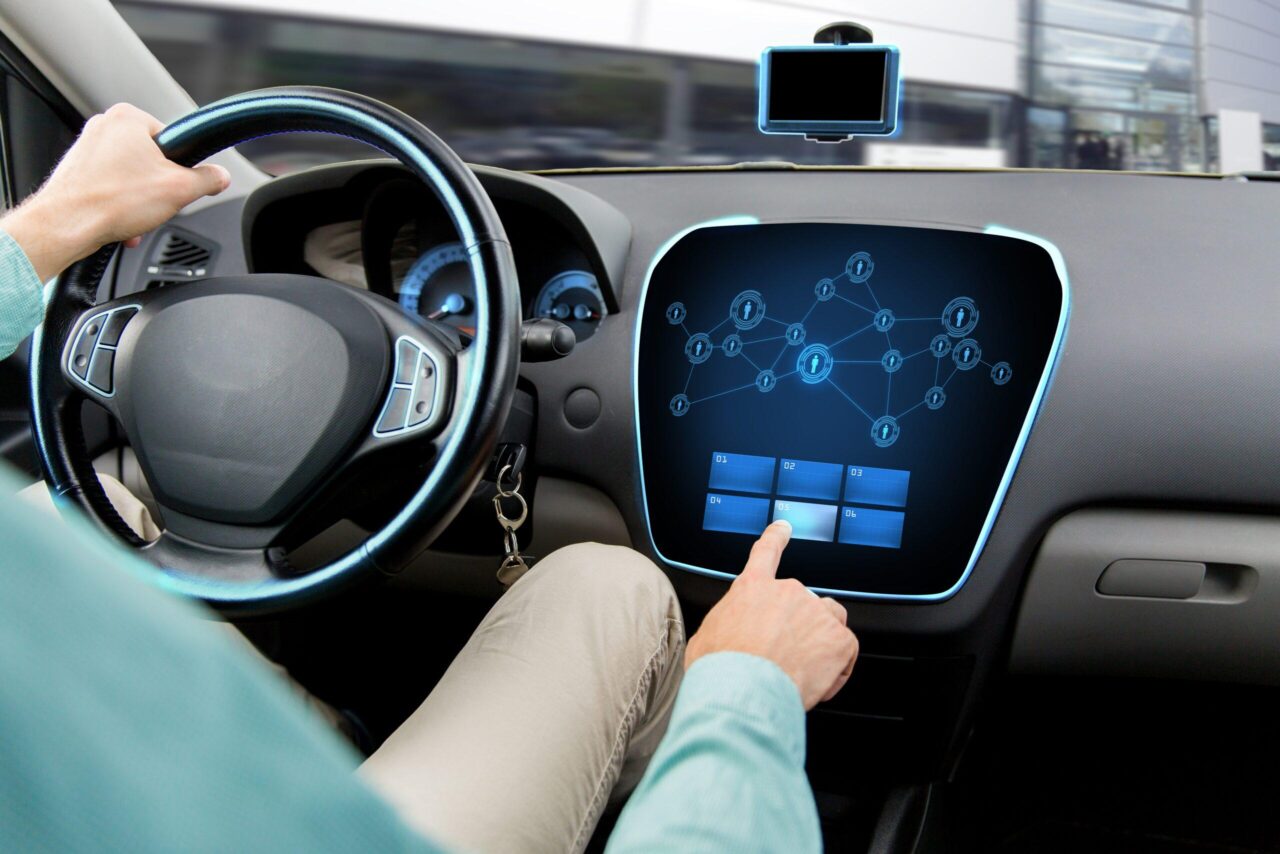Auto connessa display