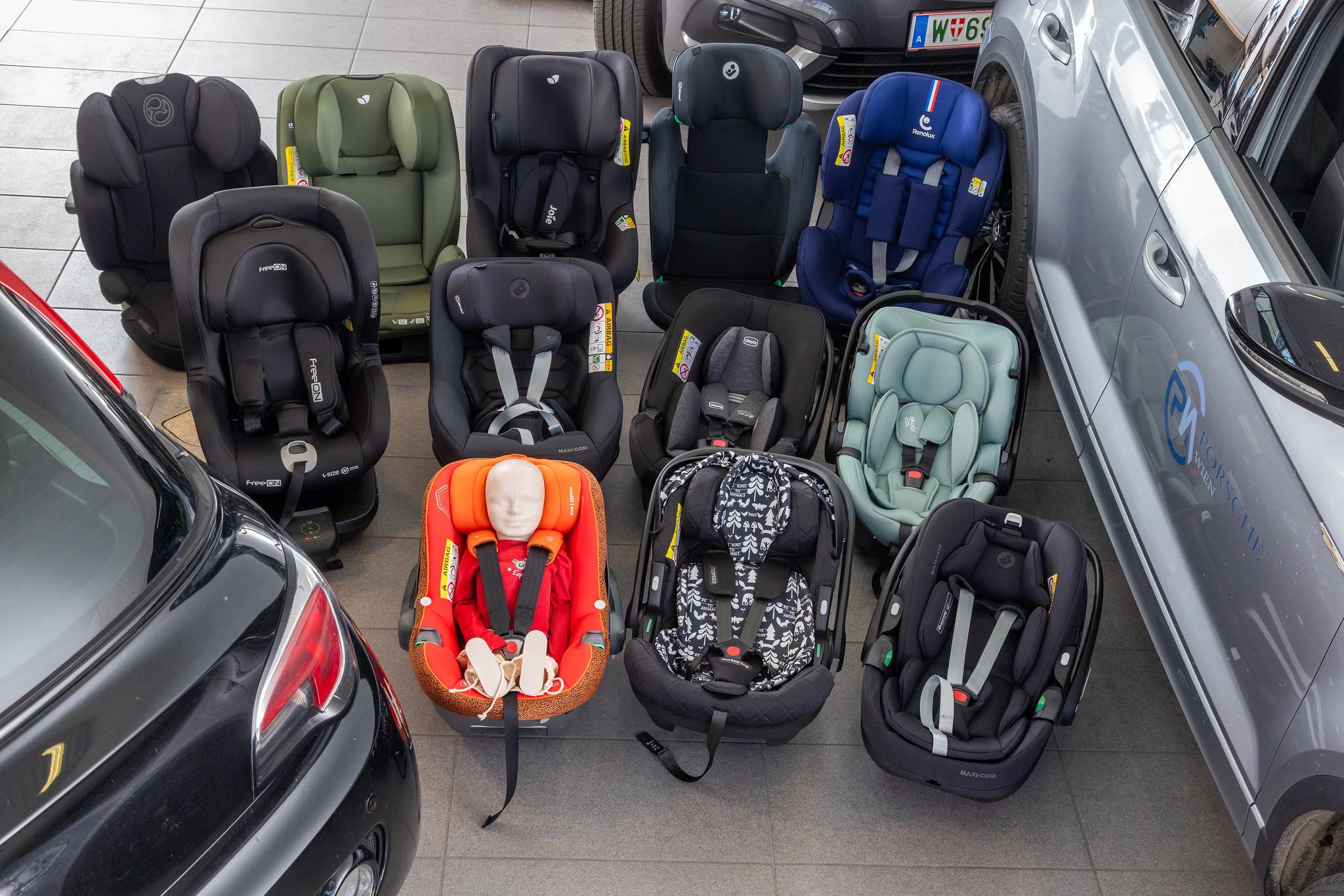 Test seggiolini auto 2023 II: sostanze nocive in due modelli bocciati