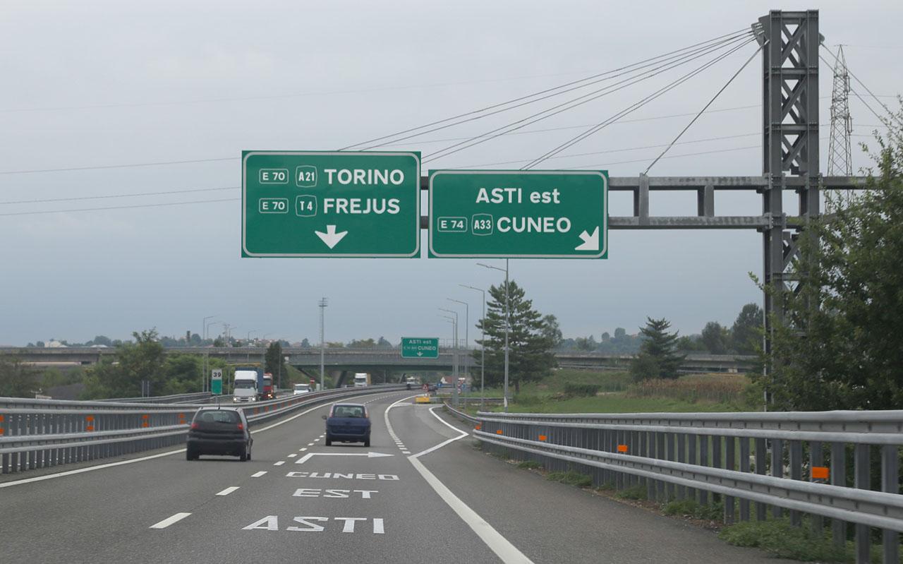 A33 Asti-Cuneo: pedaggio con sistema Free Flow, come funziona