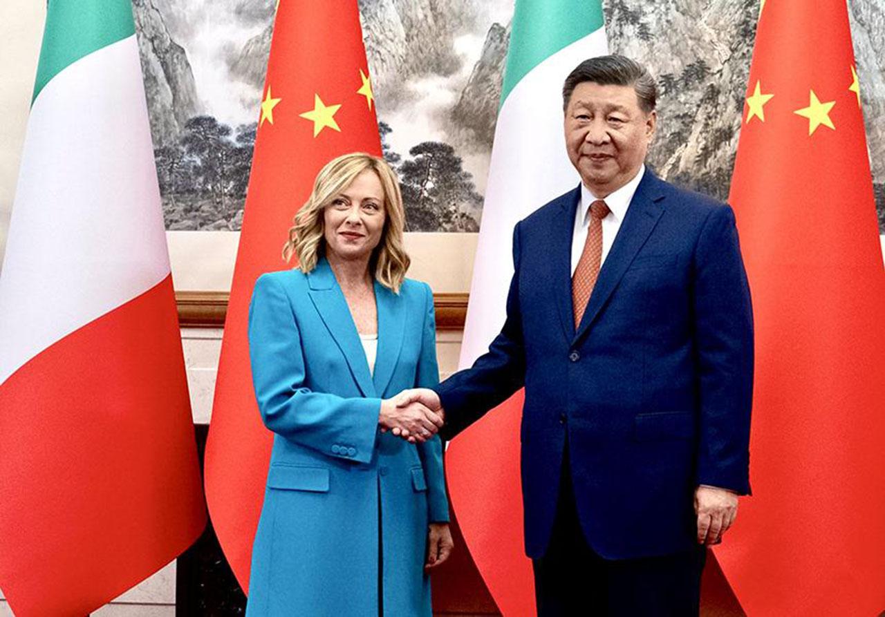 Meloni Xi Jinping