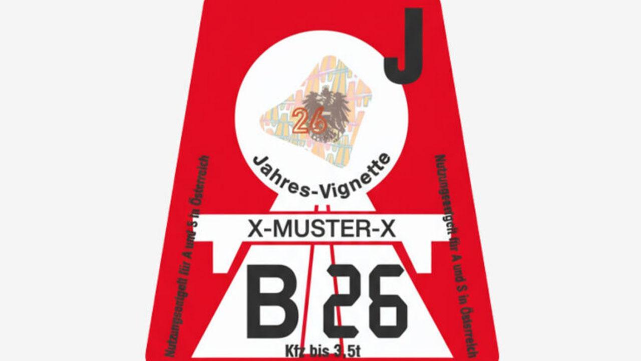 Vignetta Austria 2026: costo, validità e multa