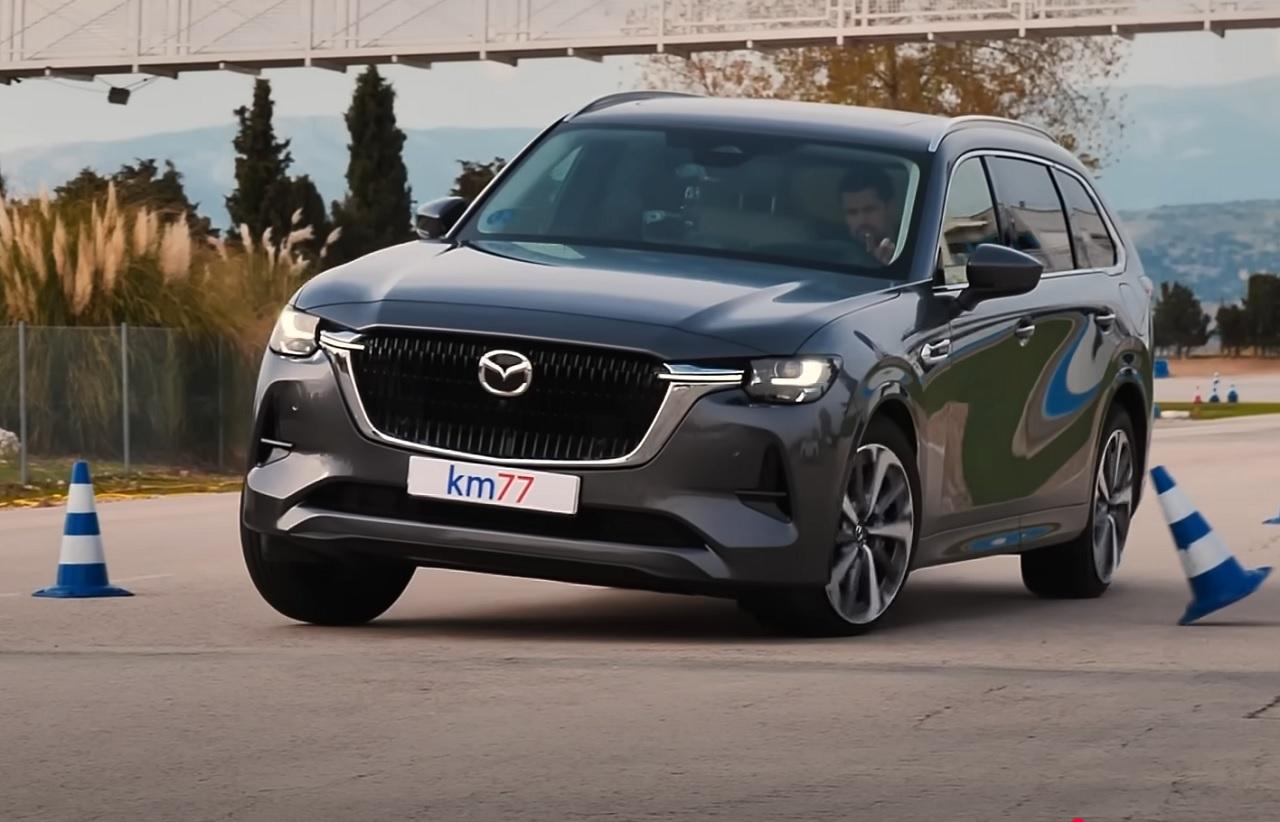 Mazda CX-80 nel test dell’alce: come va con sospensioni morbide?