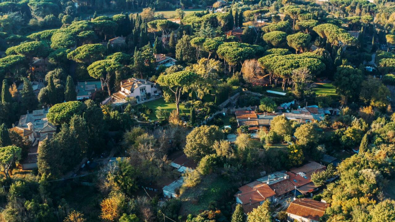 Appia Antica veduta aerea