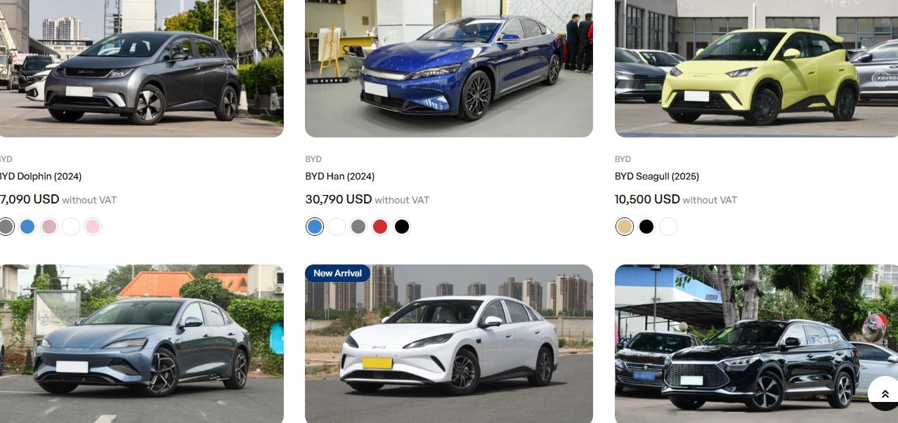 Auto cinesi online a prezzi bassi