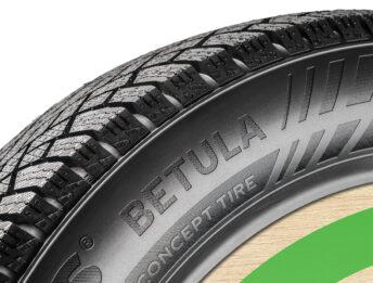 Betula: pneumatico concept di Nokian Tyres ricavato da corteccia di betulla