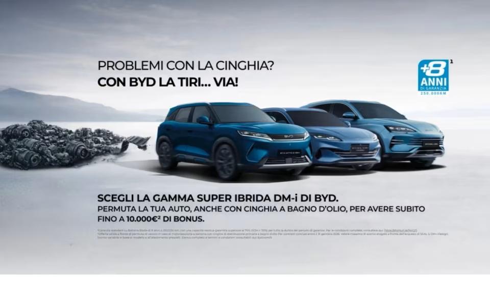 Giurì della pubblicità ferma BYD