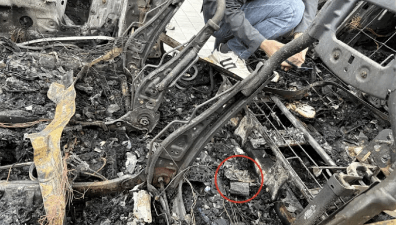 BYD Seal post incendio a Hong Kong