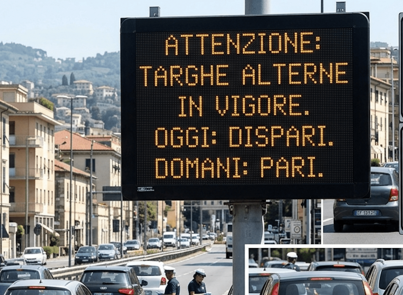 Targhe alterne nelle città