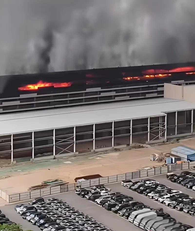 Incendio fabbrica BYD