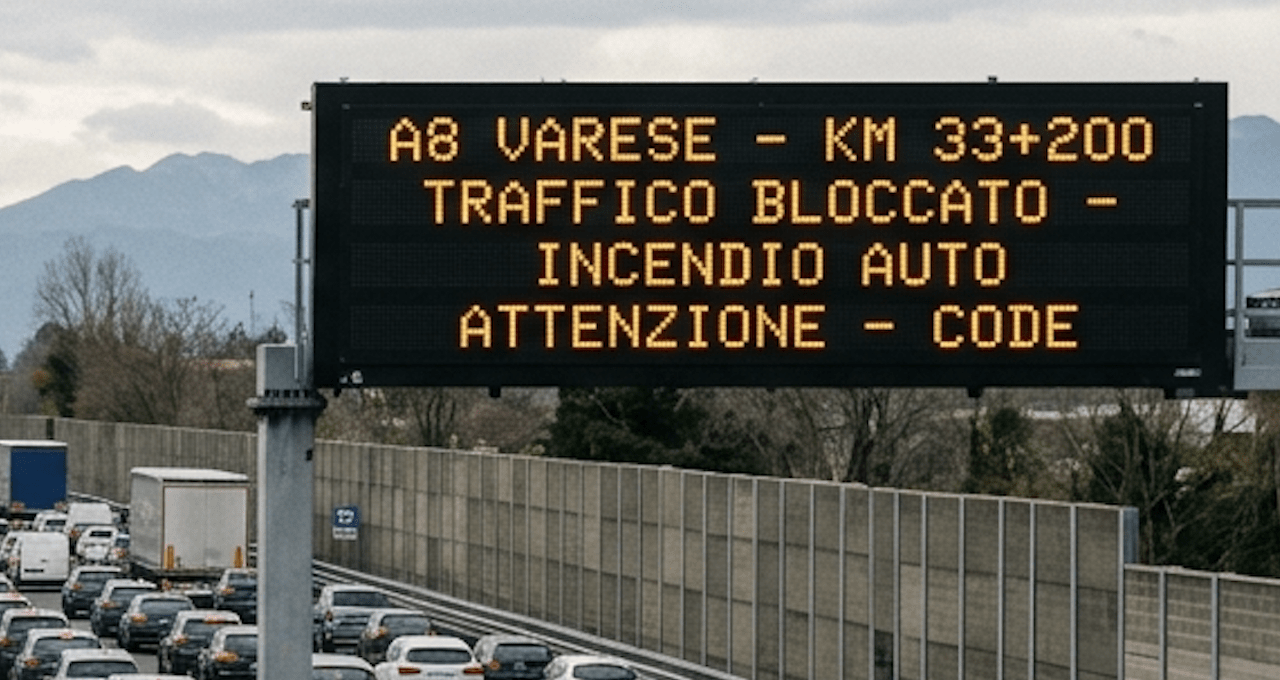 Incidente A8 oggi