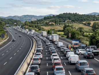 Incidente A1 oggi: 6 km di coda tra Scandicci e Impruneta, aperta una sola corsia