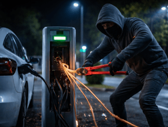 Sicilia: incubo ladri di rame alle colonnine di ricarica auto elettrica