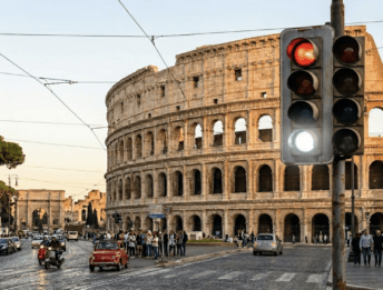 Semaforo bianco e cartello a forma di rombo: due “non notizie”