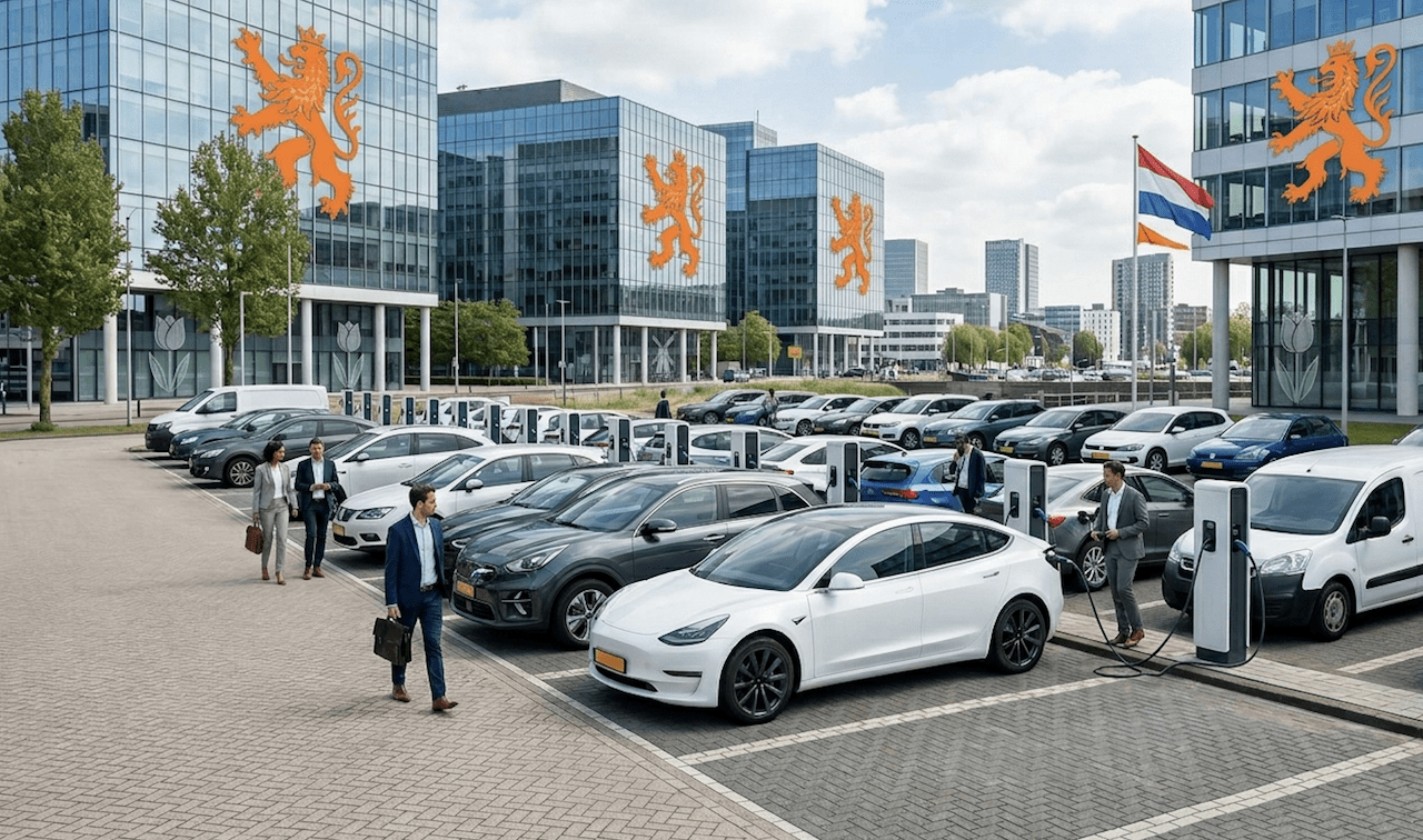 Paesi Bassi spingono l'elettrico nelle flotte tassa dell'1% sulle auto aziendali non BEV