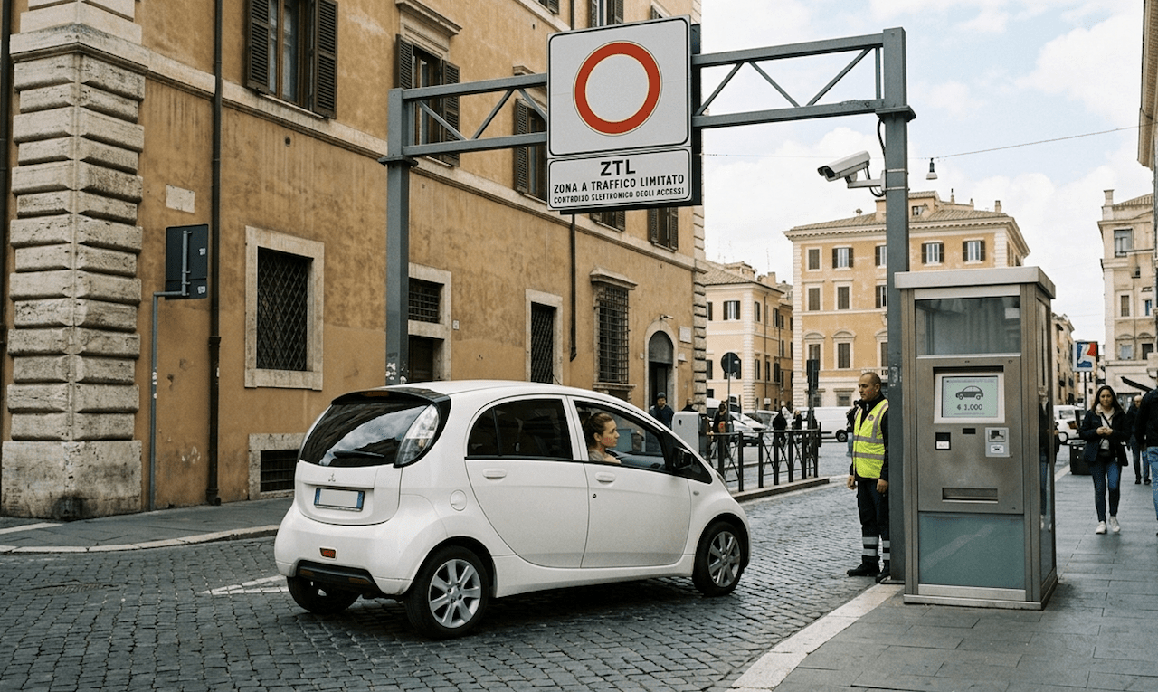 Roma dal 1° luglio auto elettriche pagano l'accesso in Ztl, tutte le novità
