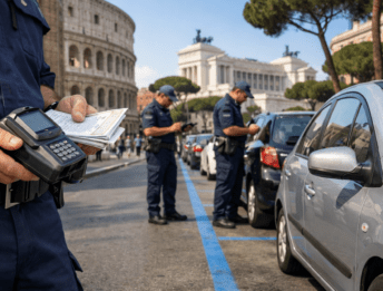 Strisce blu a Roma: il Comune fa affari d’oro con le multe