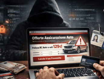 Truffe RCA senza ritegno: siti fake ingannano col nome Unipol