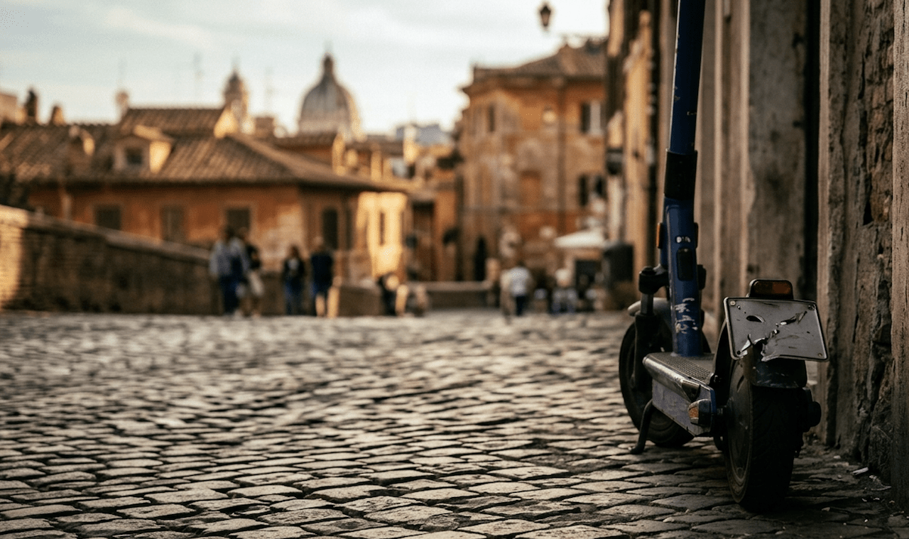 Disastro annunciato targhe monopattini in sharing a Roma furti continui