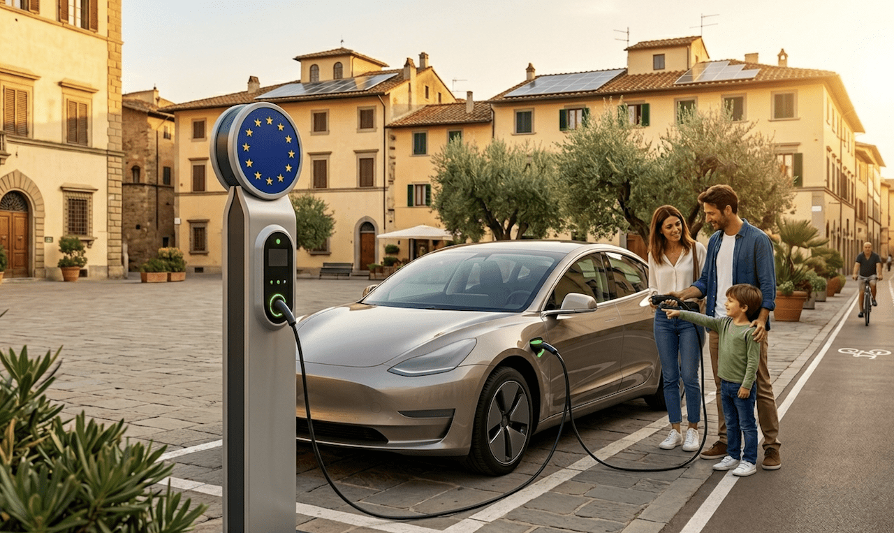 Incentivi auto elettriche assist d’oro UE all’Italia per la svolta green