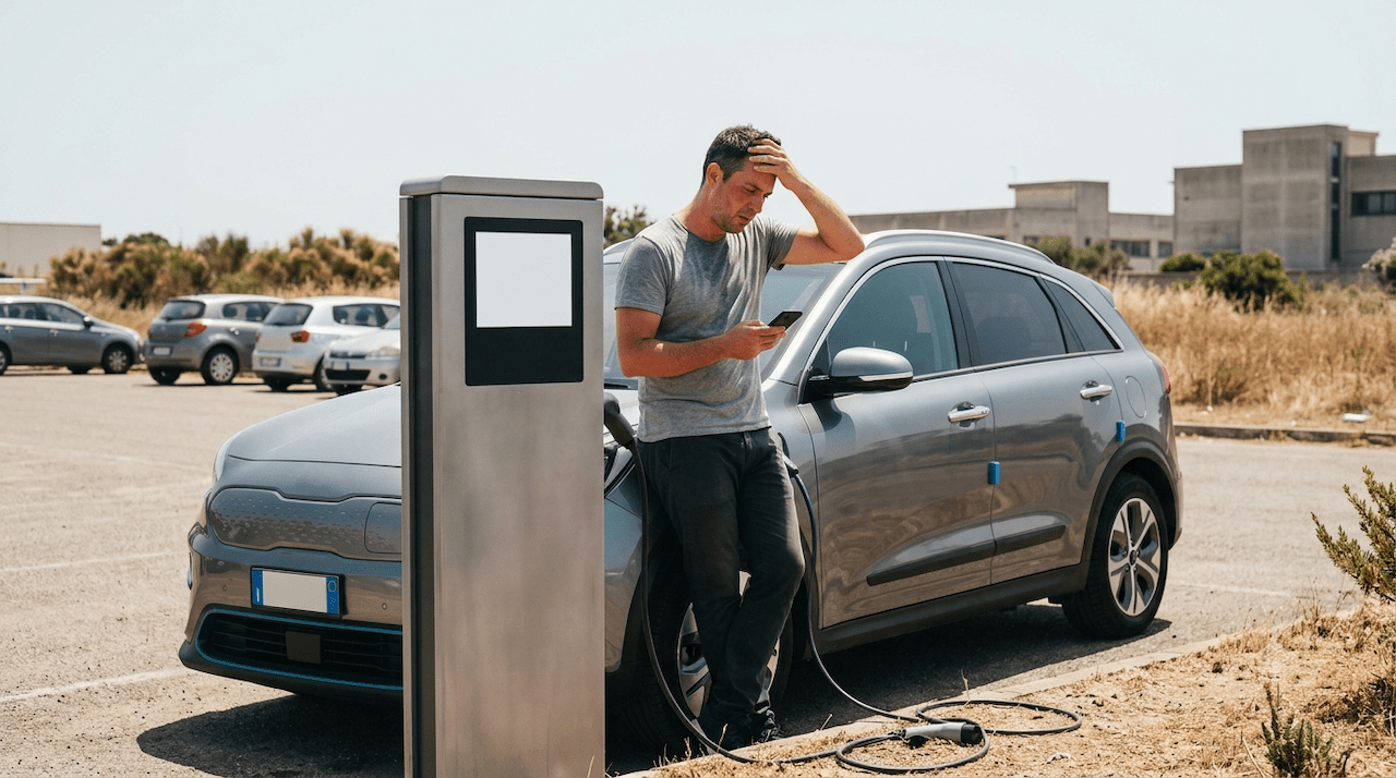 Roma e Milano black out da caldo, odissea ricarica auto elettrica