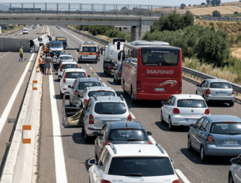 Incidente A1 oggi: coda di 8 km tra Modena Sud e Reggio Emilia