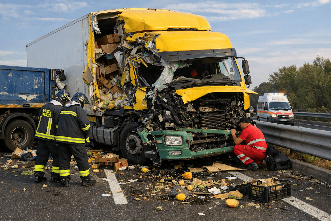 Incidente A26 oggi