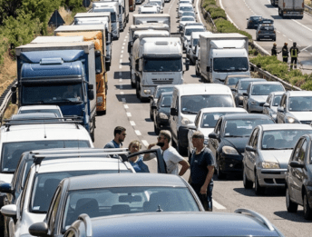 A1: incidente tra quattro auto, 14 km di coda tra Bivio A24 e Valmontone