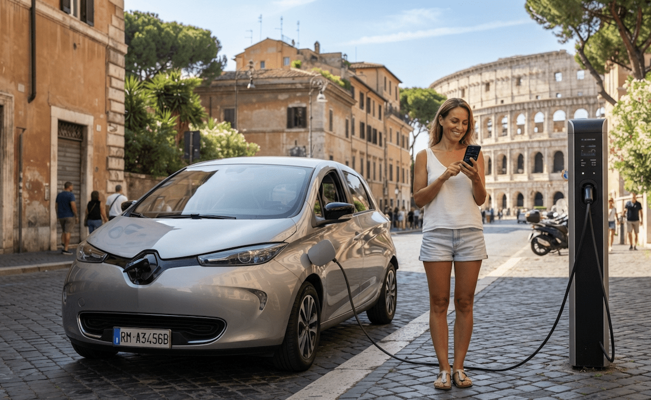 Colonnina ricarica finita ma l'auto non si schioda, Bruxelles tassa i furbetti