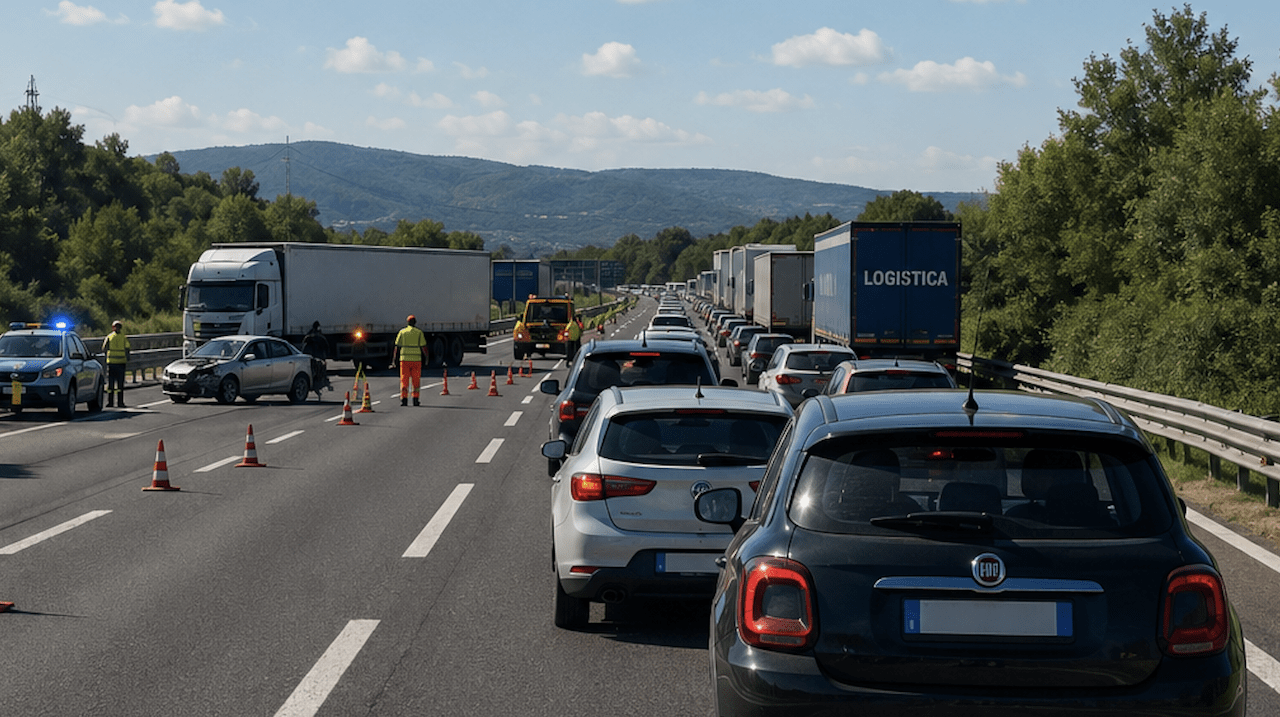 Incidente A1 oggi