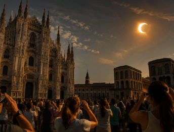 Guardare eclissi a Milano senza precauzioni? Sono guai se poi guidi
