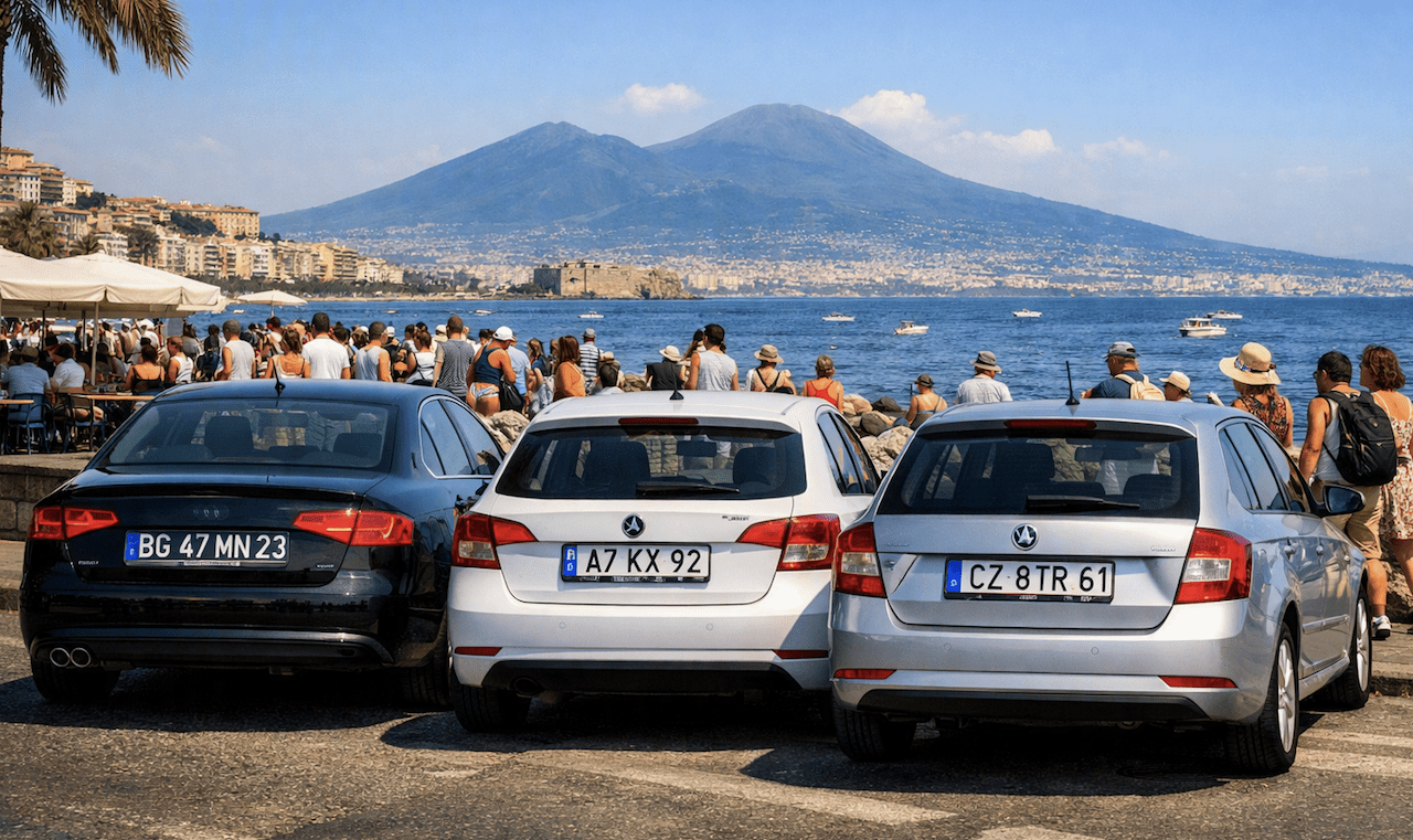 Stop targhe polacche a Napoli? Spuntano auto dalla Bulgaria e dalla Cechia