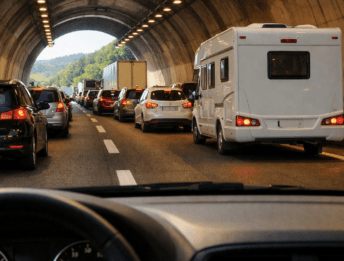 Incidente A1 Direttissima per bisarca in fiamme in galleria: lunghe code
